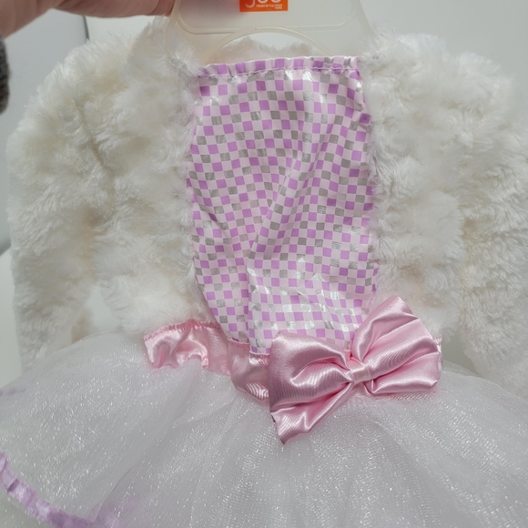 Infant Girls faux fur easter bunny Dress outfit - Picture 5 of 11
